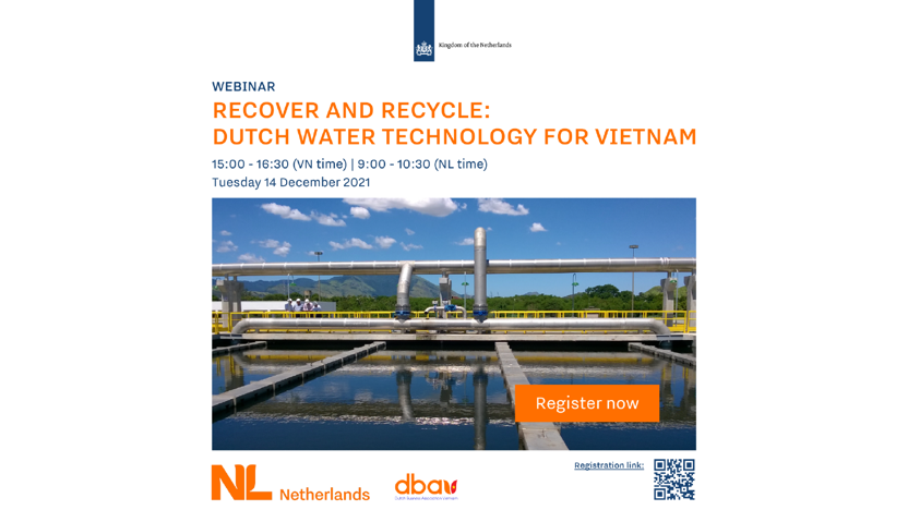 Webinar: Recover and Recycle: Dutch water technology for Vietnam