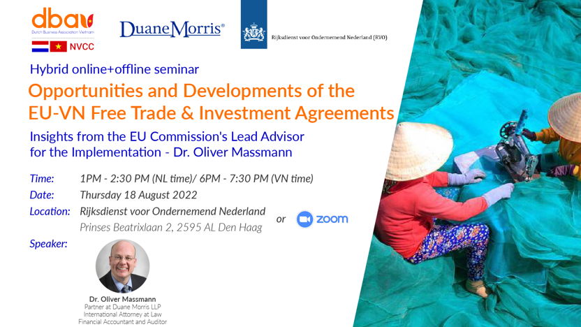 Opportunities & Developments of the EU-VN Free Trade & Investment Agreements
