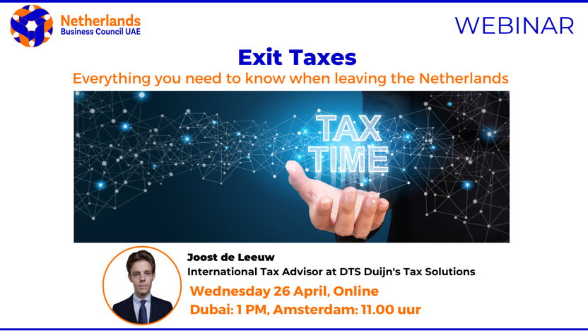 Exit Taxes: Leaving the Netherlands