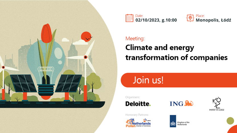 Dutch Day: Climate and Energy transformation of companies | Łódź