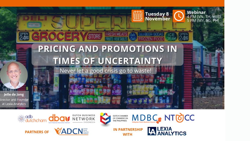 Pricing and promotions in times of uncertainty