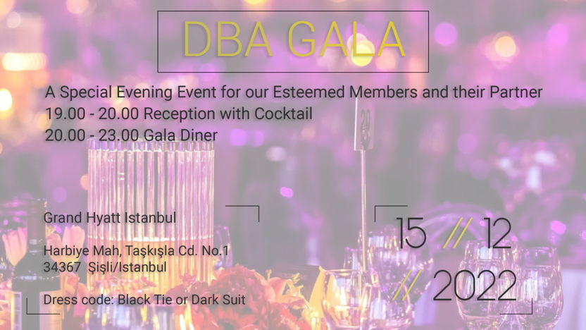 DBA - Gala 15 December 2022