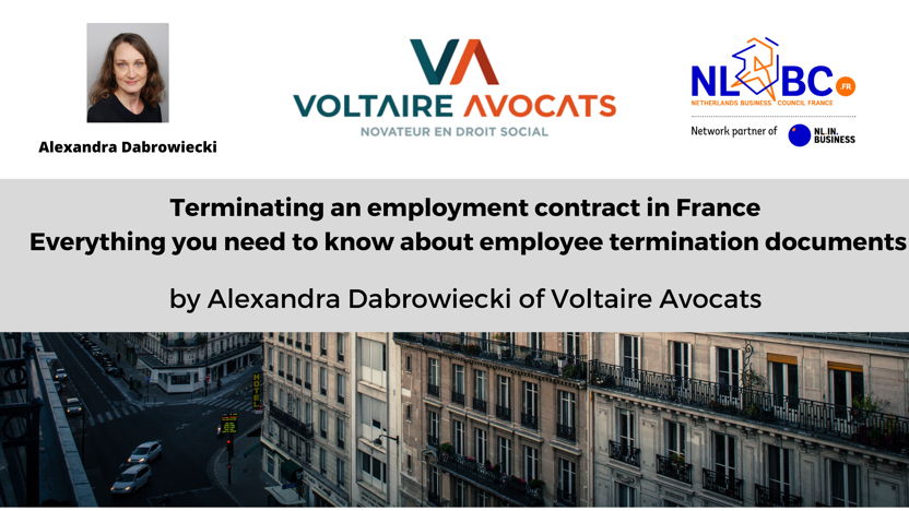 NLBC.FR: Terminating an employment contract in France
