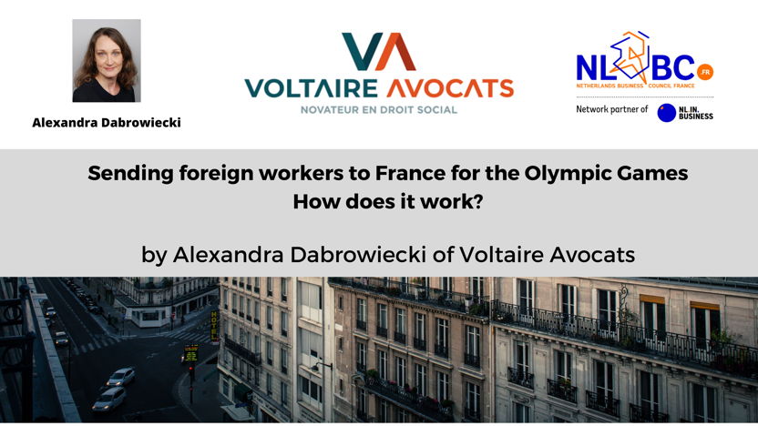 NLBC.FR: Sending foreign workers to France for the Olympic Games - How does it work?