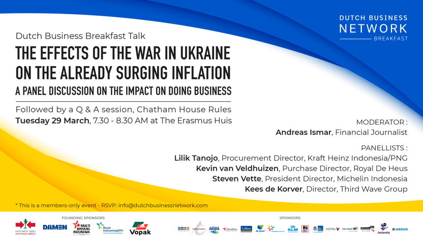 29/03/22 - DBN Business Breakfast Talk - The effect of the war in Ukraine on the already surging inflation