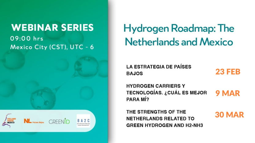 Hydrogen Roadmap:The Netherlands and Mexico Webinars