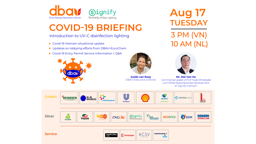 Covid-19 Briefing Aug 17 - Introduction to UV-C disinfection lighting