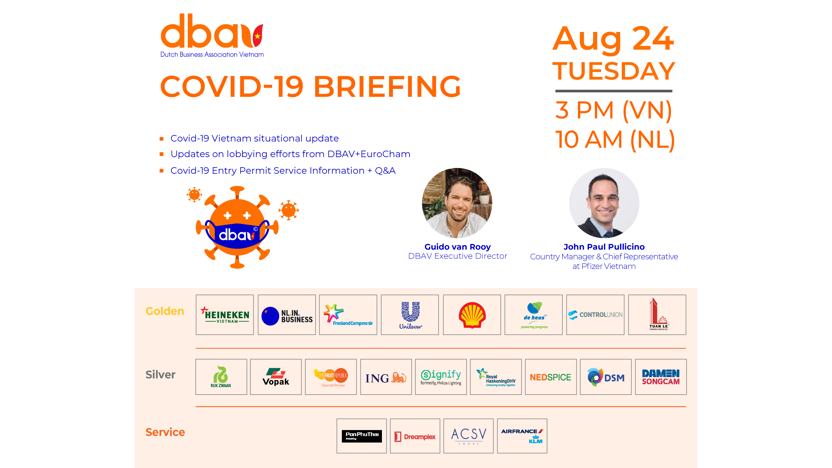 Covid-19 Briefing Aug 24 with John Paul Pullicino from Pfizer Vietnam