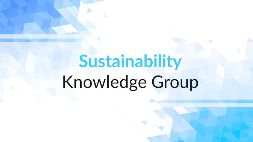 Sustainability Knowledge Group | November